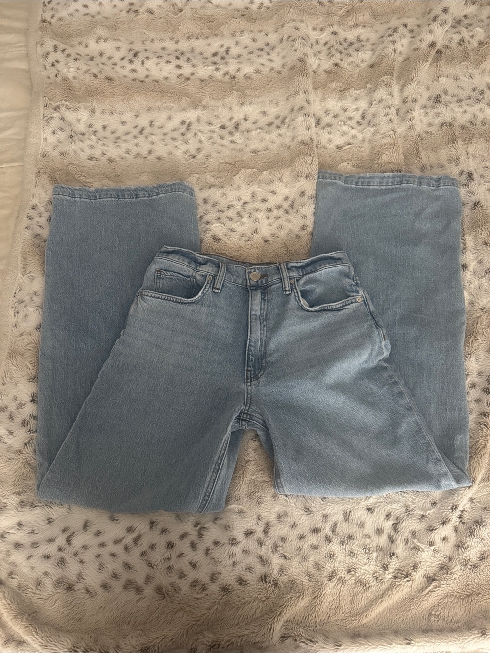 Hudson Wide Leg Light Blue Women’s Jeans - Picture 3 of 4